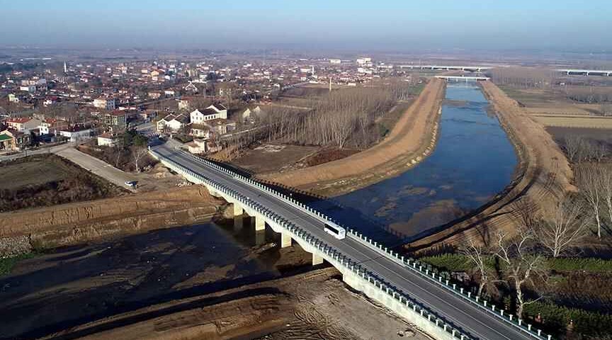 Edirne canal to stop flooding of Meriç river