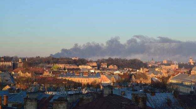 Lviv's airport hit