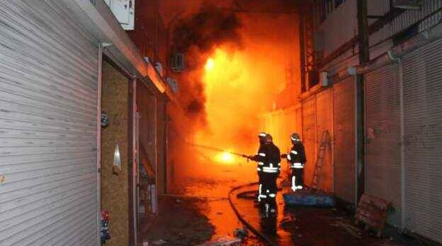 Firefighter putting out explosion killed by further shelling