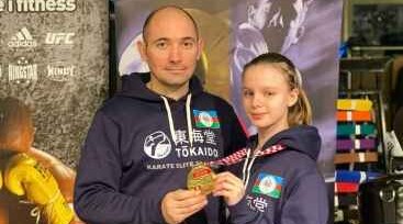 Azerbaijani female karate fighter claims gold at Croatian Grand Prix