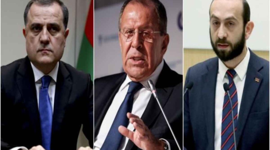 Lavrov held talks with Armenian and Azerbaijani FMs