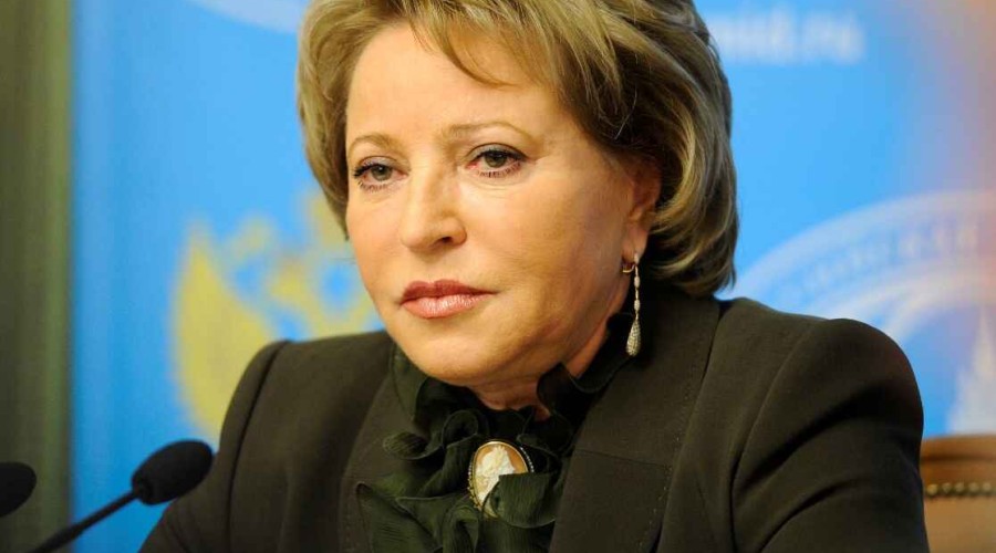 <span style="color:red">Матвиенко об условии встречи президентов России и Украины</span>