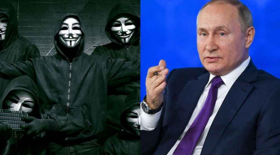 <strong>«Мы — в твоем дворце» — хакеры Anonymous обратились к Путину - ВИДЕО</strong>