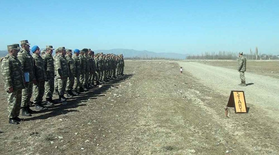 Среди военнослужащих проведено первенство по военизированному кроссу