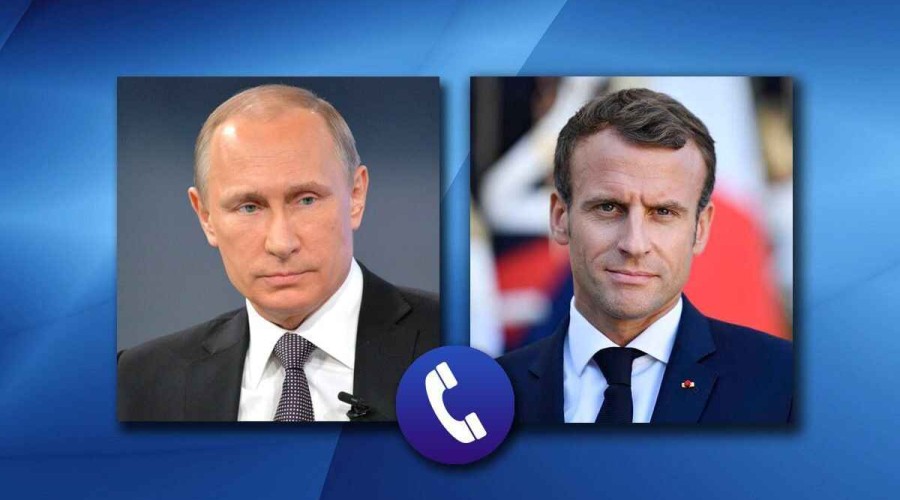 French President announces he will make phone call Russian and Ukrainian Presidents soon