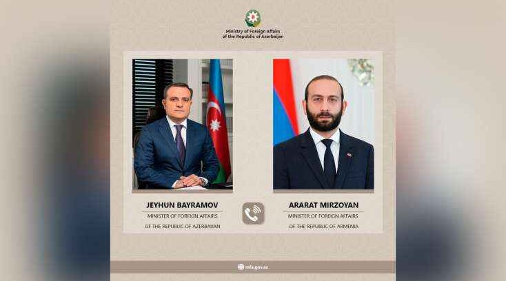 Azerbaijani, Armenian FMs hold telephone conversation