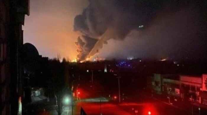 Fire at oil depot in Russia's Bryansk city - officials