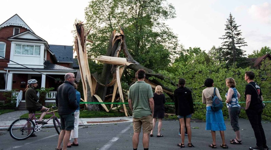 Storms kill at least 8 in Canada, almost a million without power
