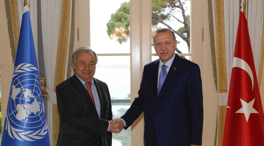 Erdoğan, UN chief discuss ending crises caused by Russia's war