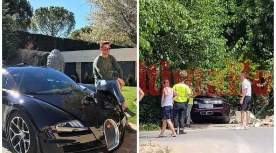 Cristiano Ronaldo's $3 million sports car involved in scary crash