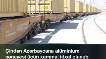 Raw materials for aluminum industry imported from China to Azerbaijan