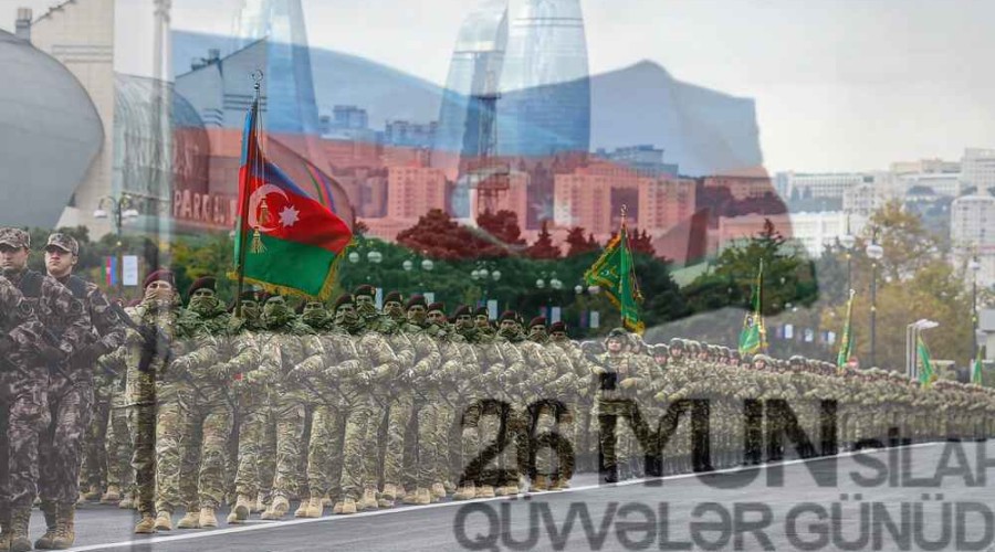 <span style="color:red">В Азербайджане отмечают День Вооруженных сил</span>