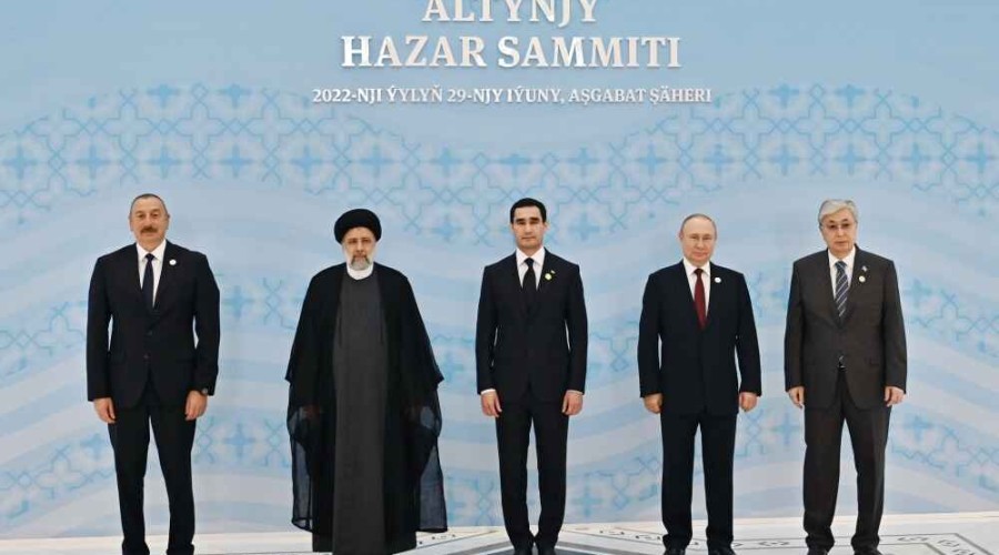 6th Summit of Heads of State of Caspian littoral states kicks off in Ashgabat President Ilham Aliyev attends the Summit