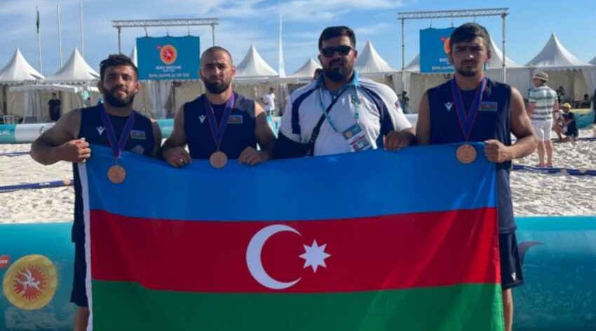 Azərbaycan güləşçiləri Fransada 3 bürünc medal qazanıb