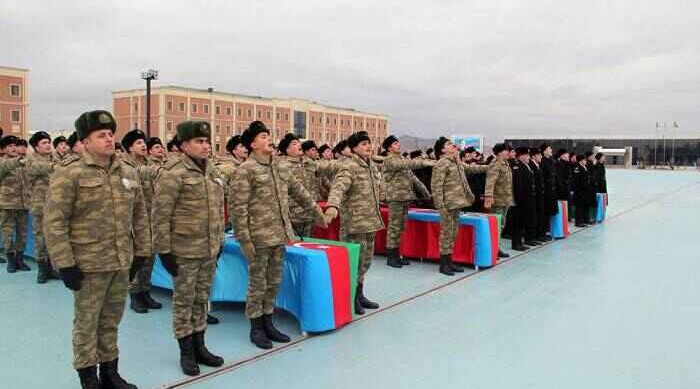 <strong>В азербайджанской армии состоялись церемонии принятия присяги новобранцами - ФОТО</strong>
