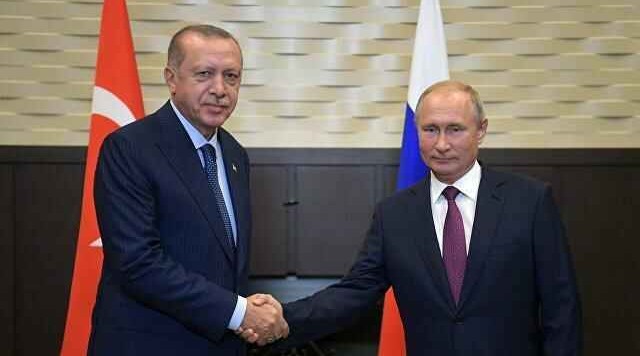 Putin-Ərdoğan görüşü başlayıb