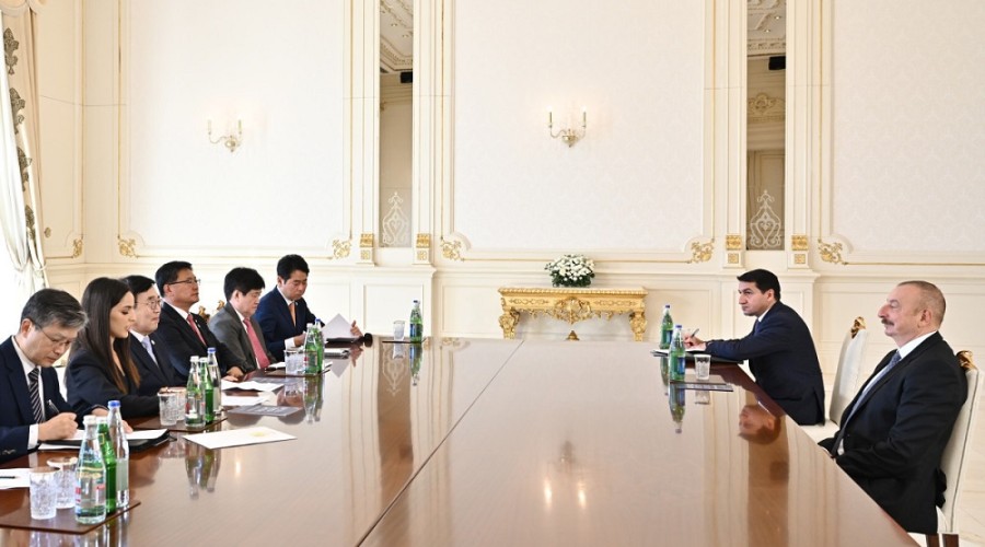 Президент Ильхам Алиев принял спецпредставителя Президента Республики Корея