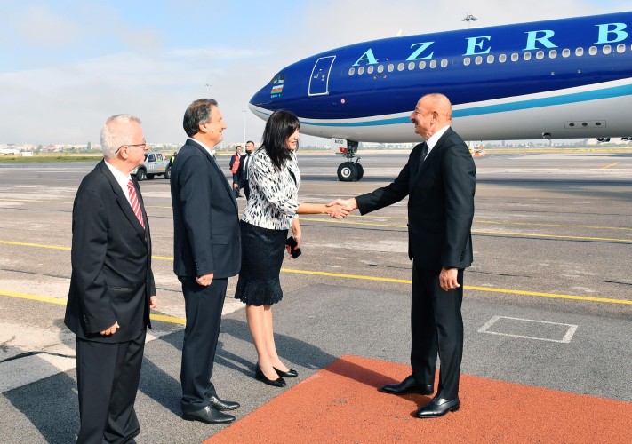 The President of Azerbaijan went on an official visit to Bulgaria