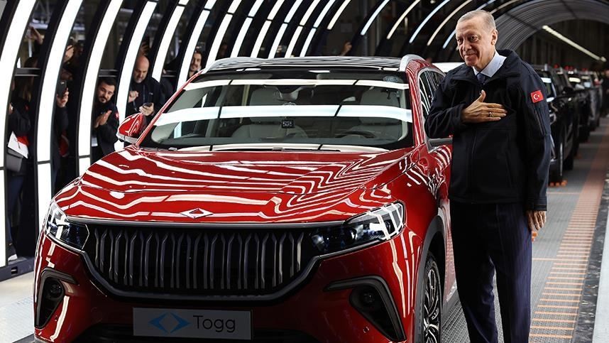 Production of the first national TOGG electric car has started in Turkey