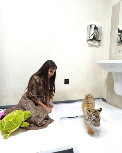 Leyla Aliyeva visited Baku Zoological Park