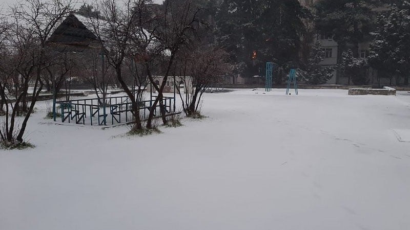 SNOW RAINED in these areas in Azerbaijan - PHOTO