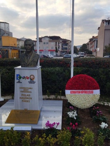 Türkiyədə Polad Həşimovun adını daşıyan parkın açılışı olub - FOTO