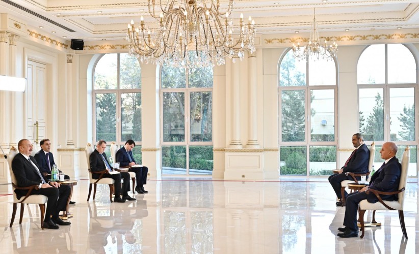The President of Azerbaijan accepted the credentials of the new ambassador of Libya