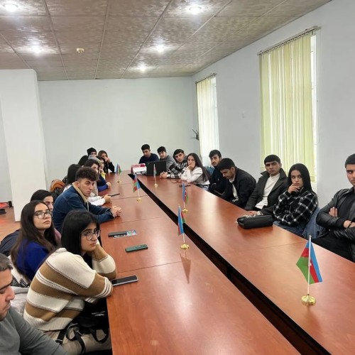 A book presentation was made at the Youth and Sports Directorate of Lankaran City