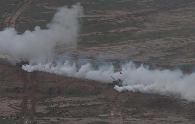 The Ministry of Defense of Turkey released images from the Brother's Fist exercise