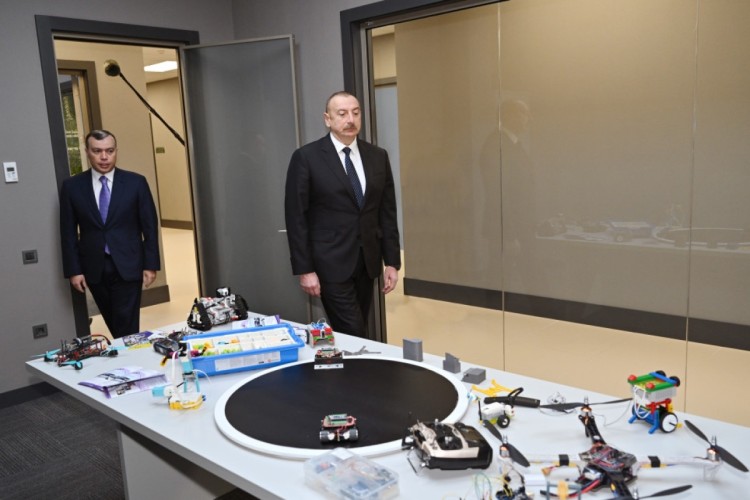 Azerbaiajni President attended opening of DOST Center No5 in Baku