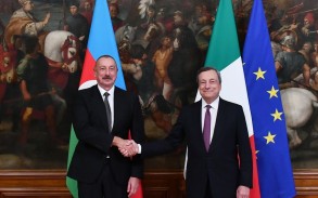 Prezident İtaliya Nazirlər Şurasının sədri ilə görüşüb