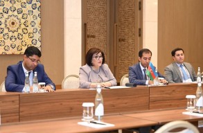 Сахиба Гафарова встретилась с председателем Совета представителей Бахрейна