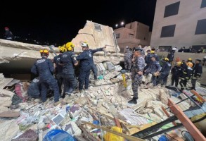 At least 10 people trapped in collapsed building