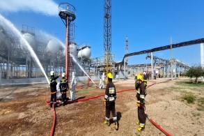 The Ministry of Foreign Affairs conducted a civil defense exercise at SOCAR's "Absheronneft" oil refinery