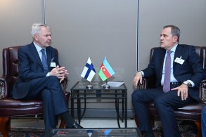 There was a fight between the foreign ministers of Azerbaijan and Finland