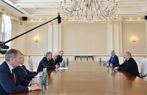 Президент Ильхам Алиев принял председателя Госдумы РФ