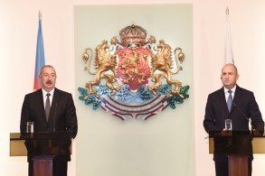 The opening ceremony of the Greece-Bulgaria gas connecting pipeline is being held in Sofia, Ilham Aliyev is participating in the ceremony