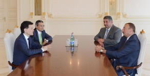 President Ilham Aliyev received the president of the International Chess Federation