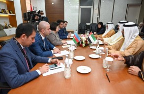 Сахиба Гафарова встретилась с председателем Федерального национального совета ОАЭ