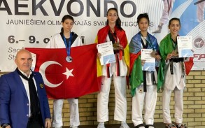 Azərbaycan taekvondoçusu Avropa üçüncüsü olub