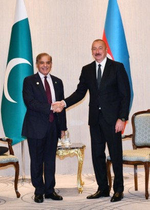 The President of Azerbaijan met with the Prime Minister of Pakistan in Astana