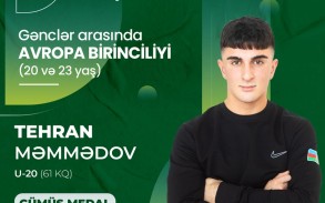 Азербайджанский тяжелоатлет Техран Мамедов завоевал три медали в Албании