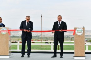 Presidents of Azerbaijan and Turkiye attended opening of first stage of “Dost Agropark" smart agricultural complex in Zangilan