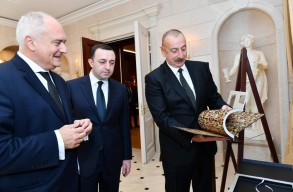 The President of Azerbaijan and the Prime Minister of Georgia got acquainted with the "Heritage of the Karabakh Khanate" exhibition