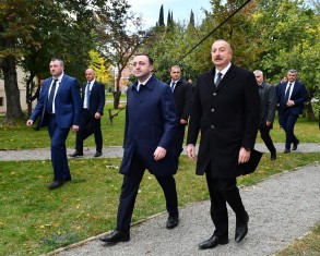 A cultural program was presented at Mukhrani palace in Mtkheti district of Georgia