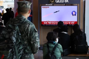 North Korea missile lands off South Korean coast for first time; South responds with own launches