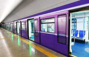 На «фиолетовую» линию бакинского метро пущен состав из 7 вагонов