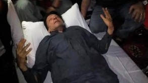 Imran Khan: Pakistan ex-prime minister wounded at protest march