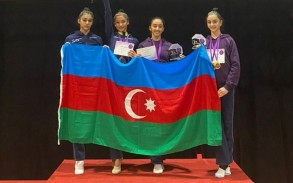 2 bədii gimnastımız beynəlxalq turnirdə qızıl medal qazanıb