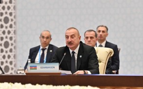 President of Azerbaijan speaks at 9th summit of Organization of Turkic States